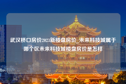 武汉桥口房价2023新楼盘房价_未来科技城属于哪个区未来科技城楼盘房价是怎样