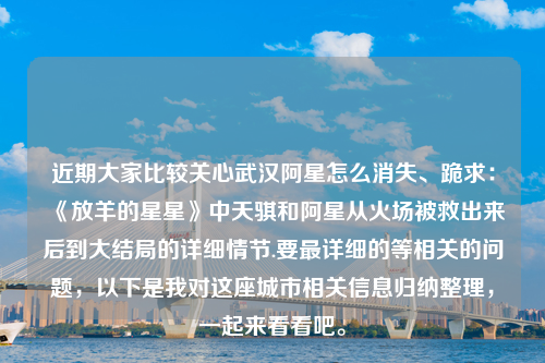 近期大家比较关心武汉阿星怎么消失、跪求：《放羊的星星》中天骐和阿星从火场被救出来后到大结局的详细情节.要最详细的等相关的问题，以下是我对这座城市相关信息归纳整理，一起来看看吧。